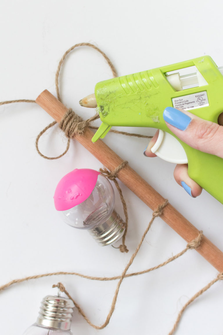 Holiday Decorating with a DIY Dipped Ornament Display Curbly