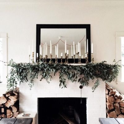 Affordable Christmas Mantels at 3 Pricepoints
