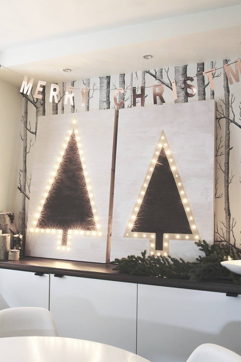 81 Stylish Christmas Decor Ideas You Can DIY | Tree marquees