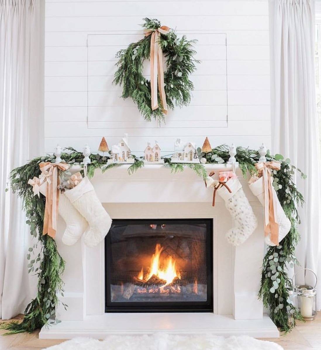 How to Style a Christmas Mantel for $60