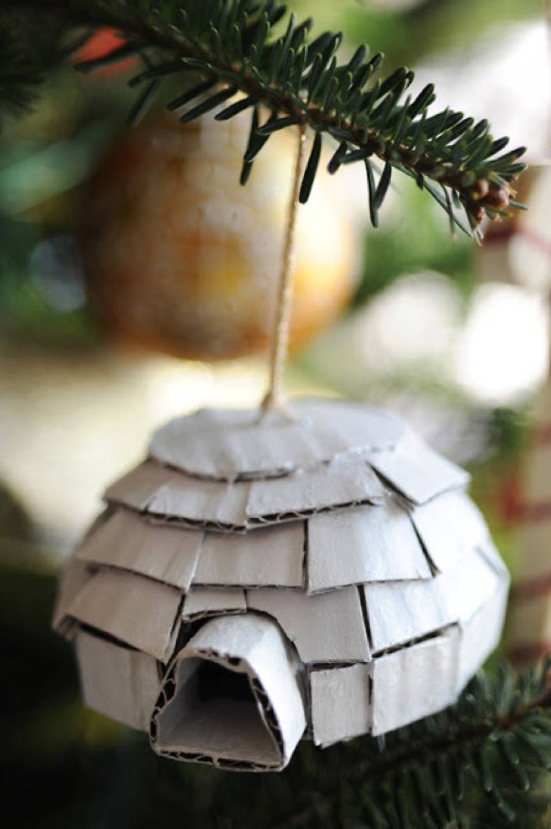 Igloo ornament