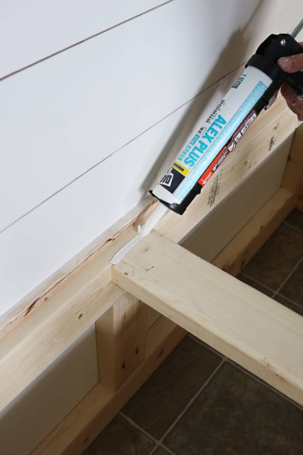 How to: Make a Simple Built-in Bench for Extra Storage