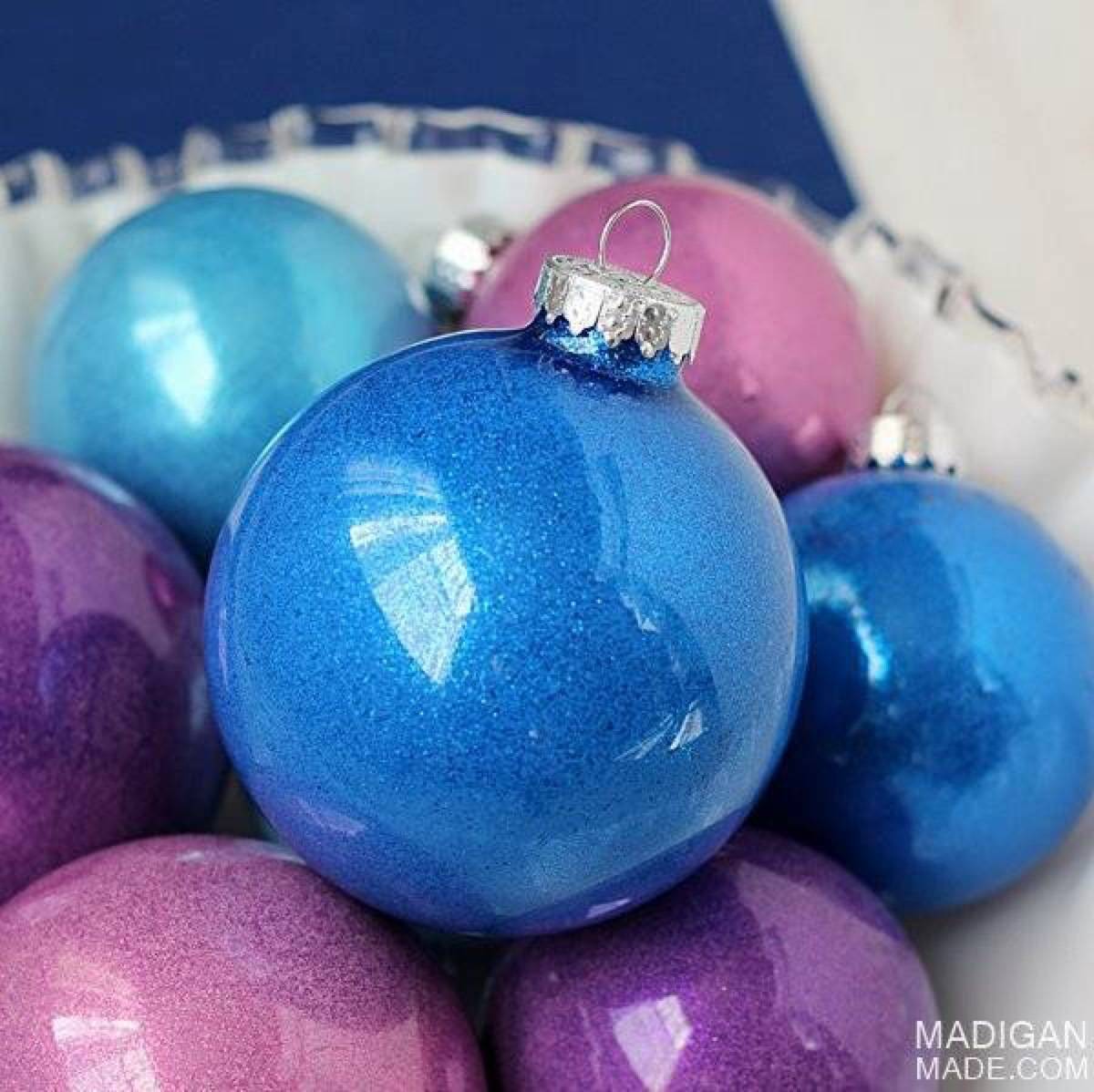 Glitter ornaments