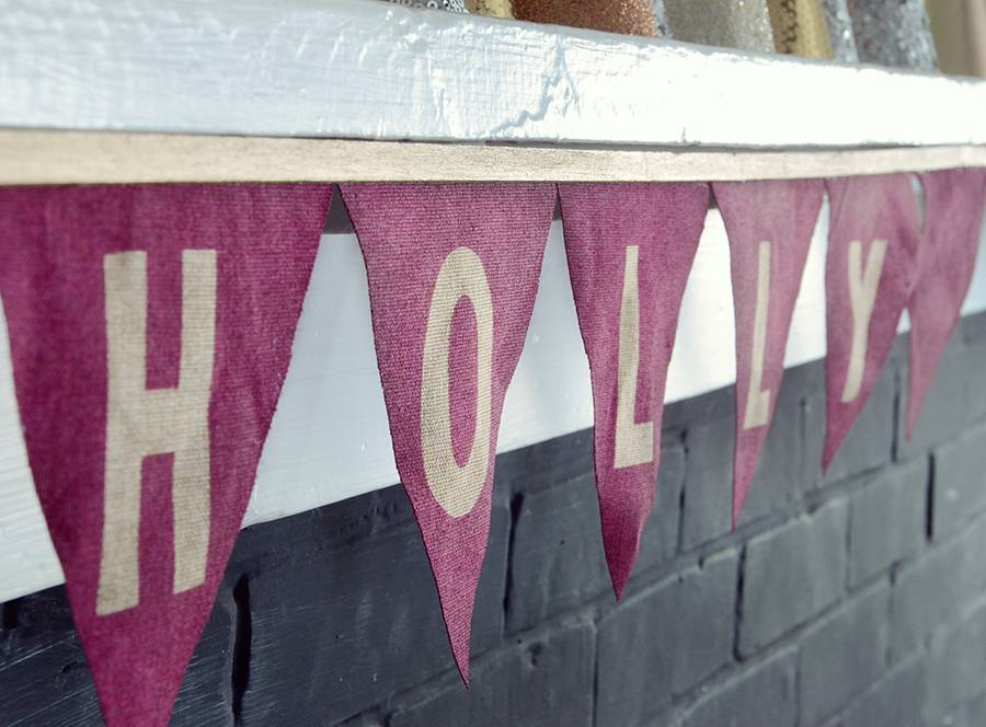 Easy DIY Fabric Message Banner