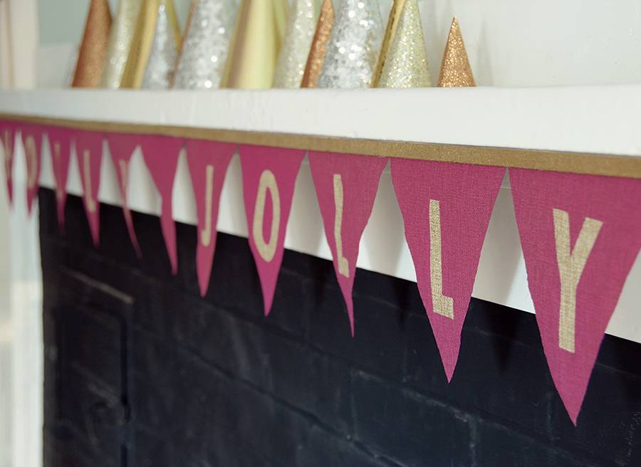 Easy DIY Fabric Message Banner