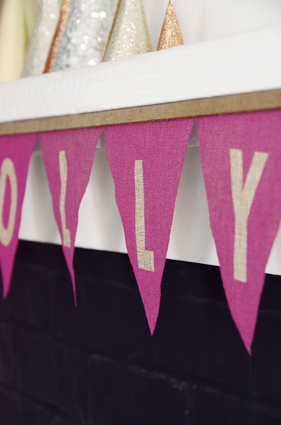 Easy DIY Fabric Message Banner