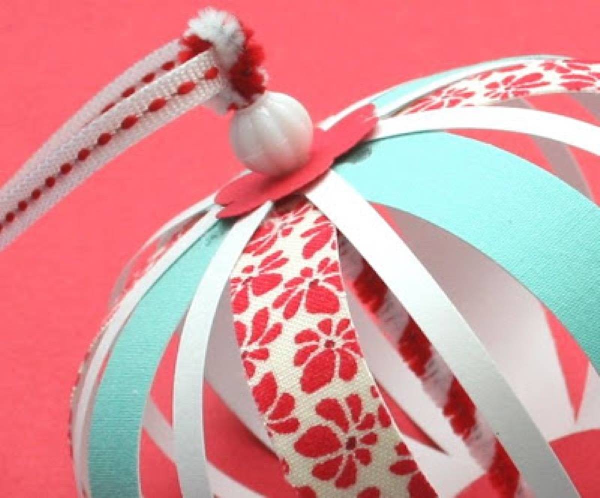 Paper and fabric ornaments