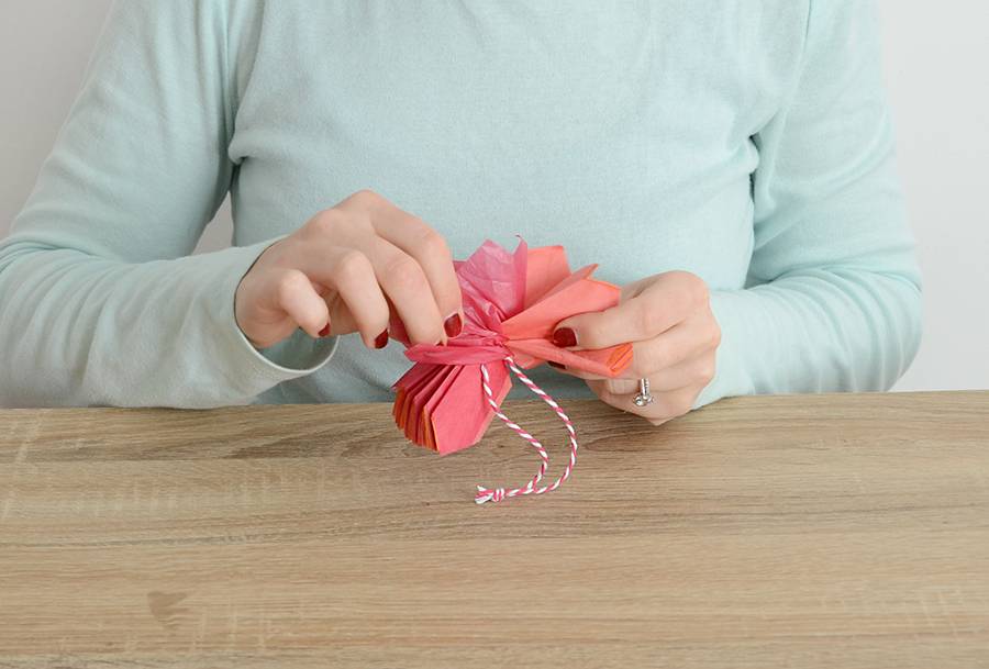 Three DIY Recycled Paper Tree Decorations