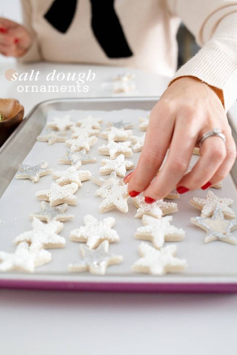 Salt dough ornaments