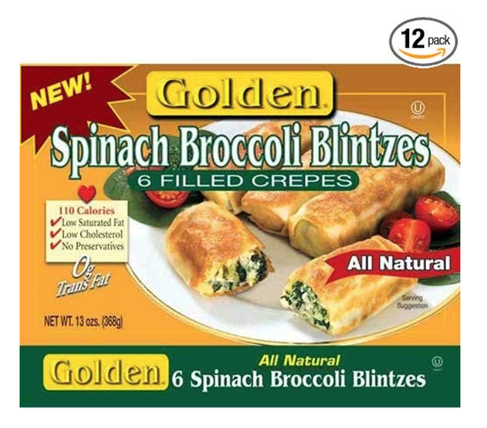 A package of broccoli bites is displayed in its box.