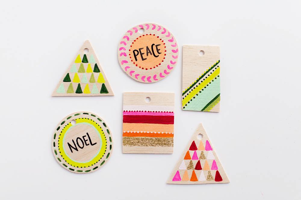 Wood gift tags