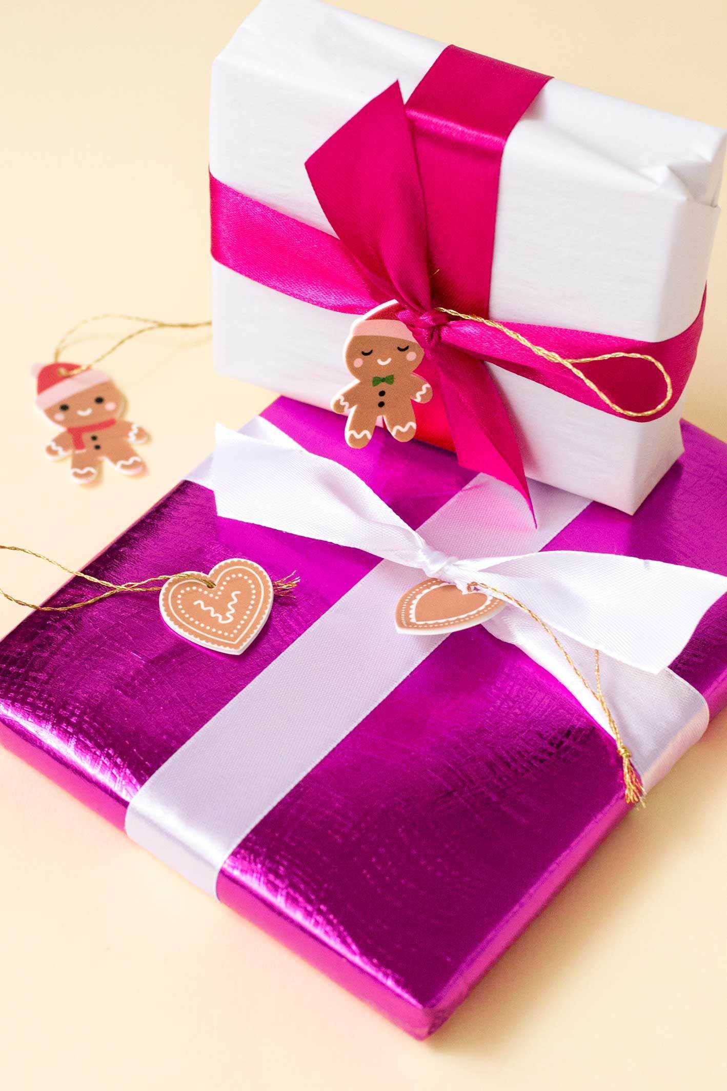 Make it: Festive gingerbread gift toppers that double as Christmas ornaments!