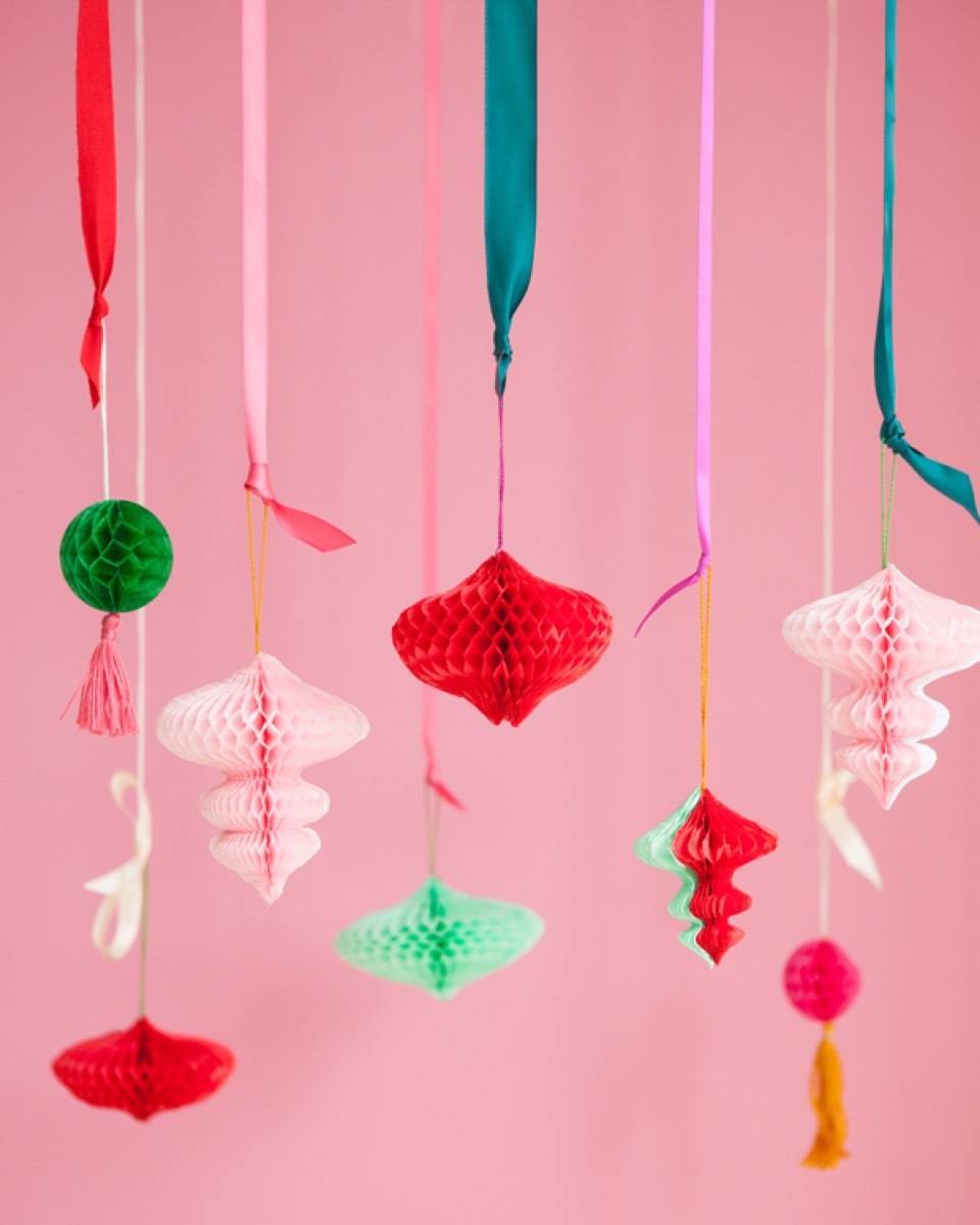 Honeycomb ornaments