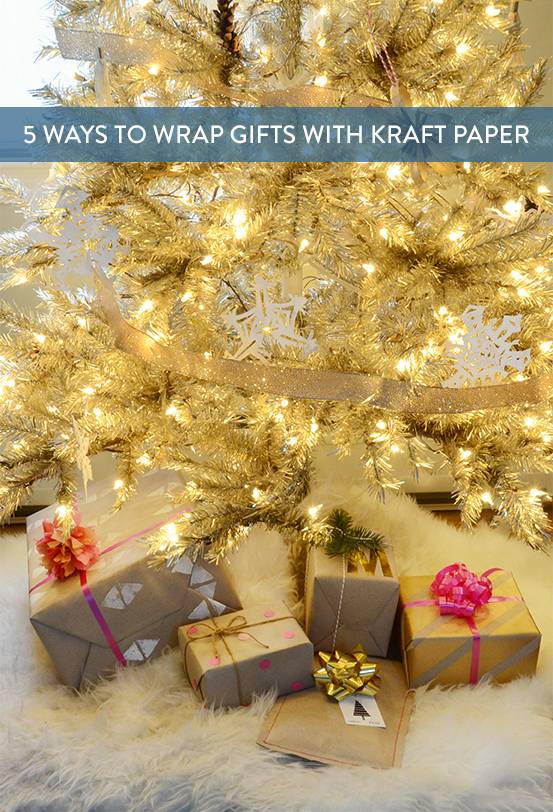 5 Creative Ways To Wrap Gifts With Kraft Paper