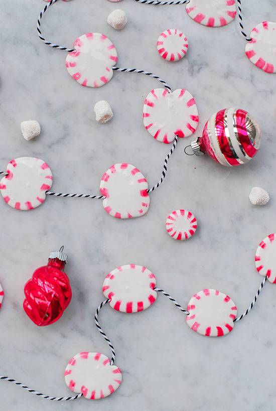 Peppermint ornaments