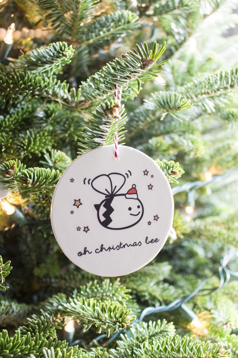Punny, funny Christmas ornaments you can make