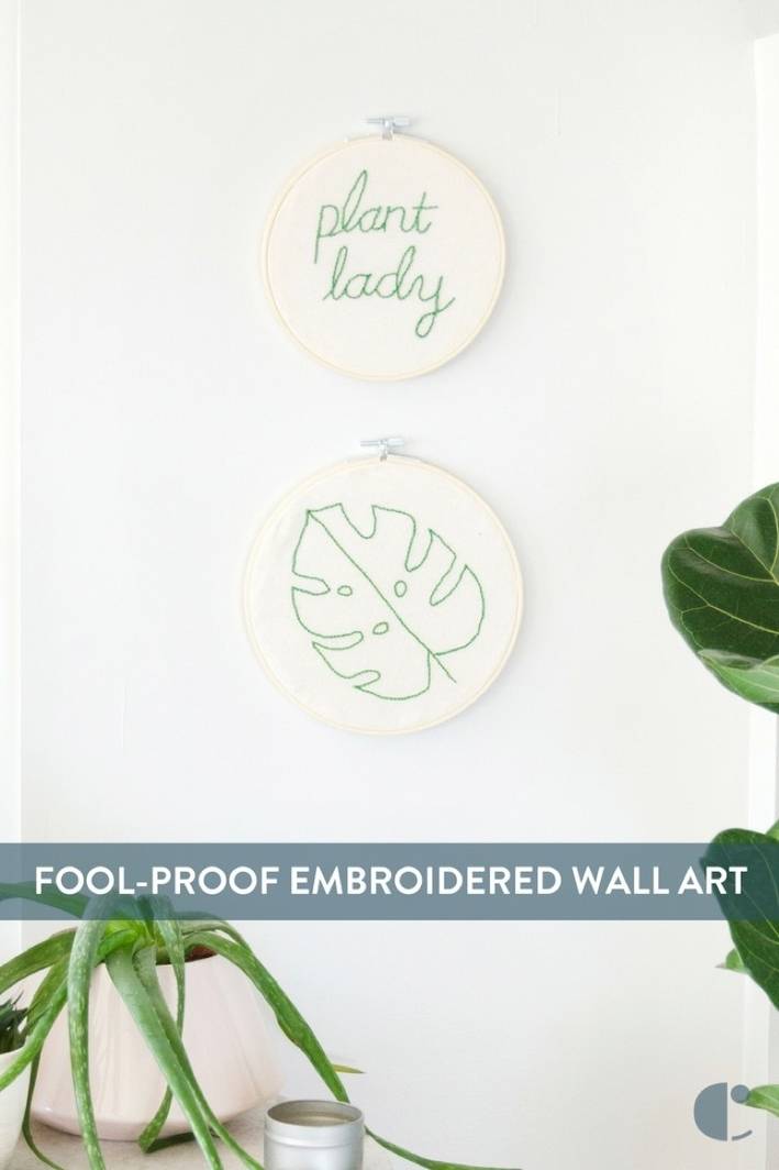 Embroidered Wall Art