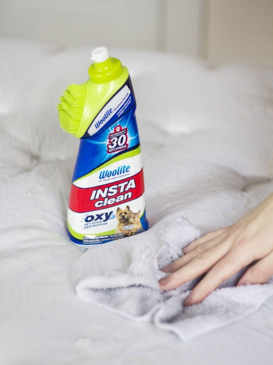 How to Clean your Mattress: Use an enzyme-based cleanser