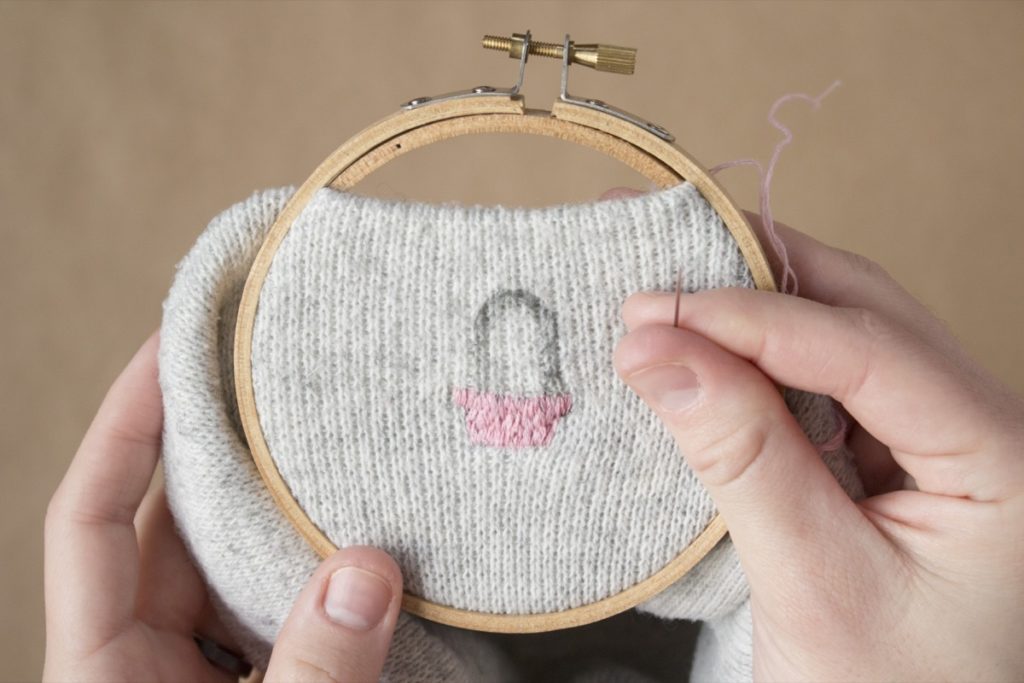 Embroidered Beanie DIY Make this Quick, Cute Update to Your Cap