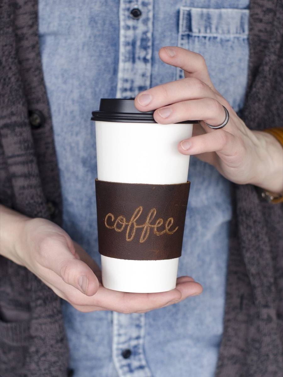 Reduce, Reuse, Recycle | Cut down on waste by making your own coffee sleeve to bring to the café with you