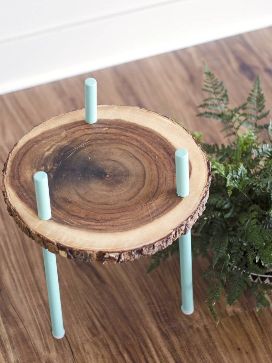 How to make a quick plant stand in under 30 minutes!
