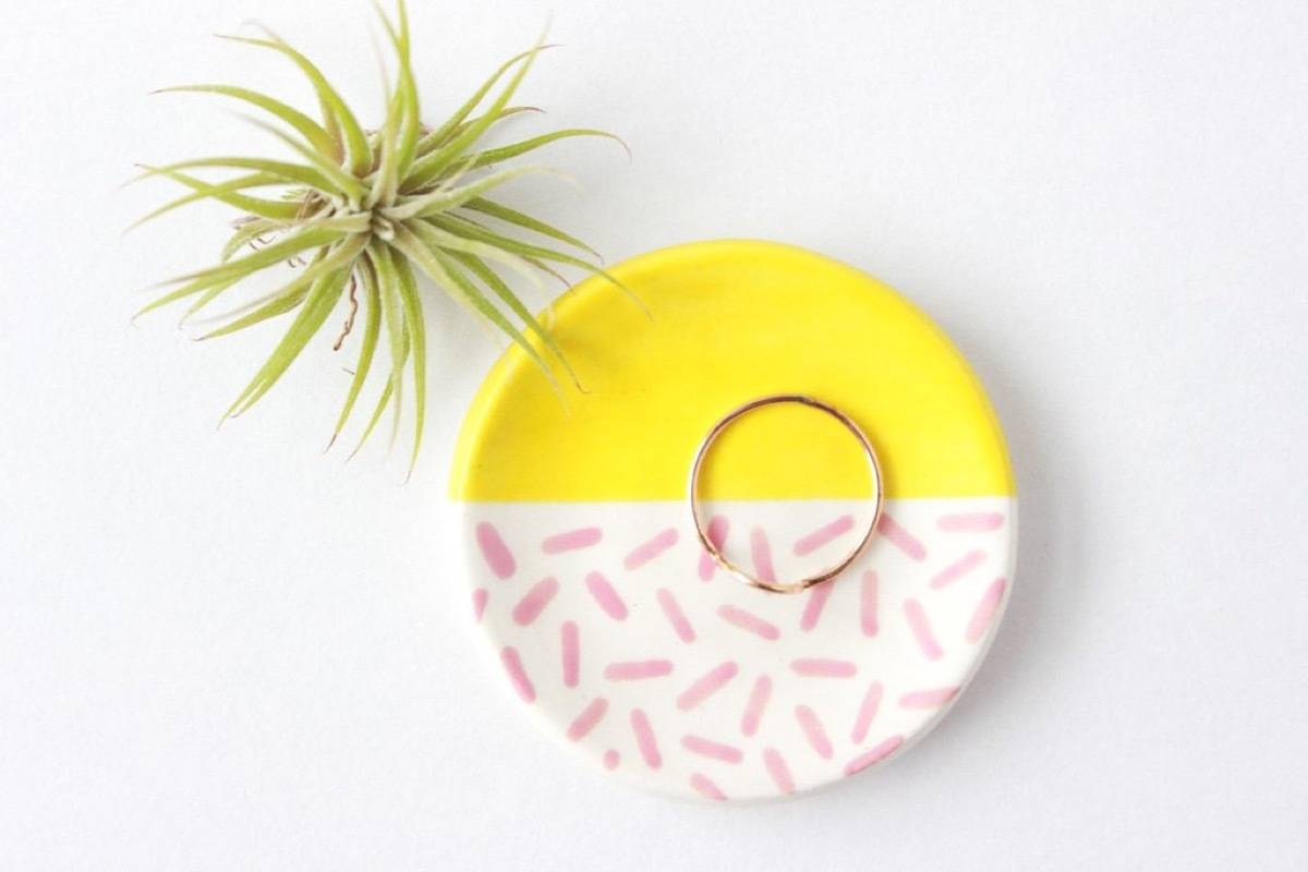 Mini patterend ring dish from Quiet Clementine