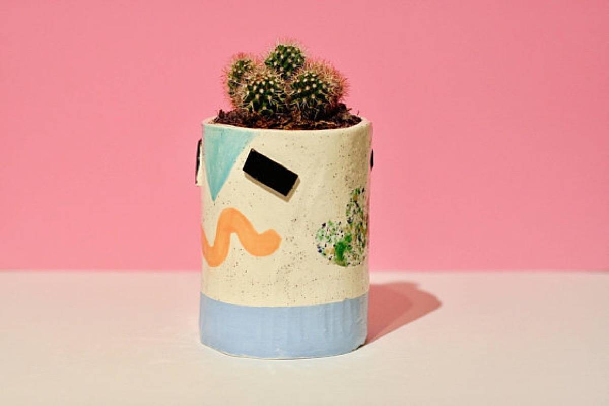 Ceramic planter by Baked by Lou, via Etsy