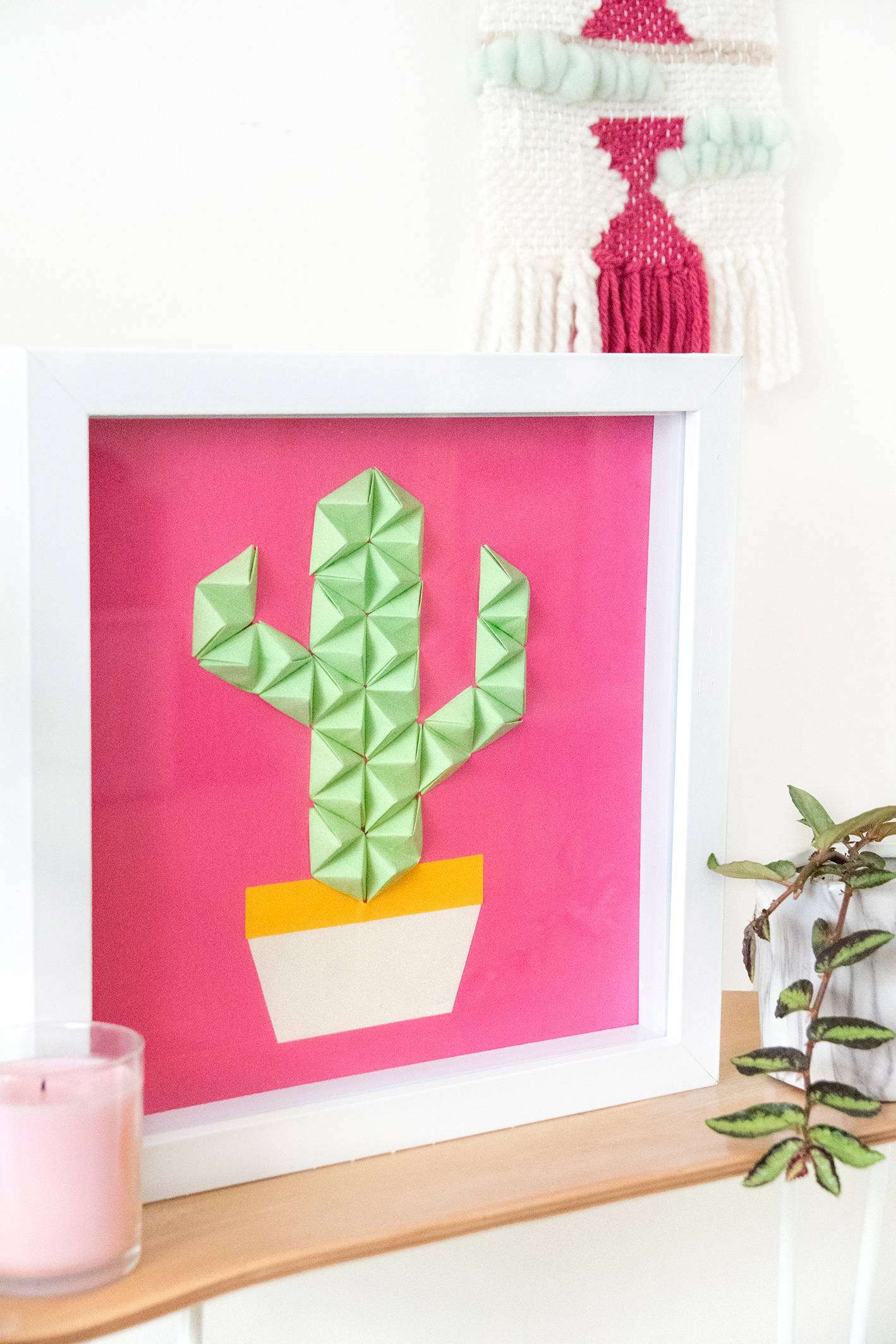 Make this - Easy DIY origami wall art in under half an hour!