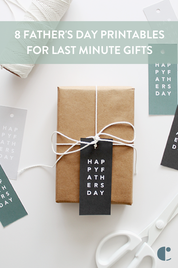 8 Printables for Last-Minute Father's Day Gifts