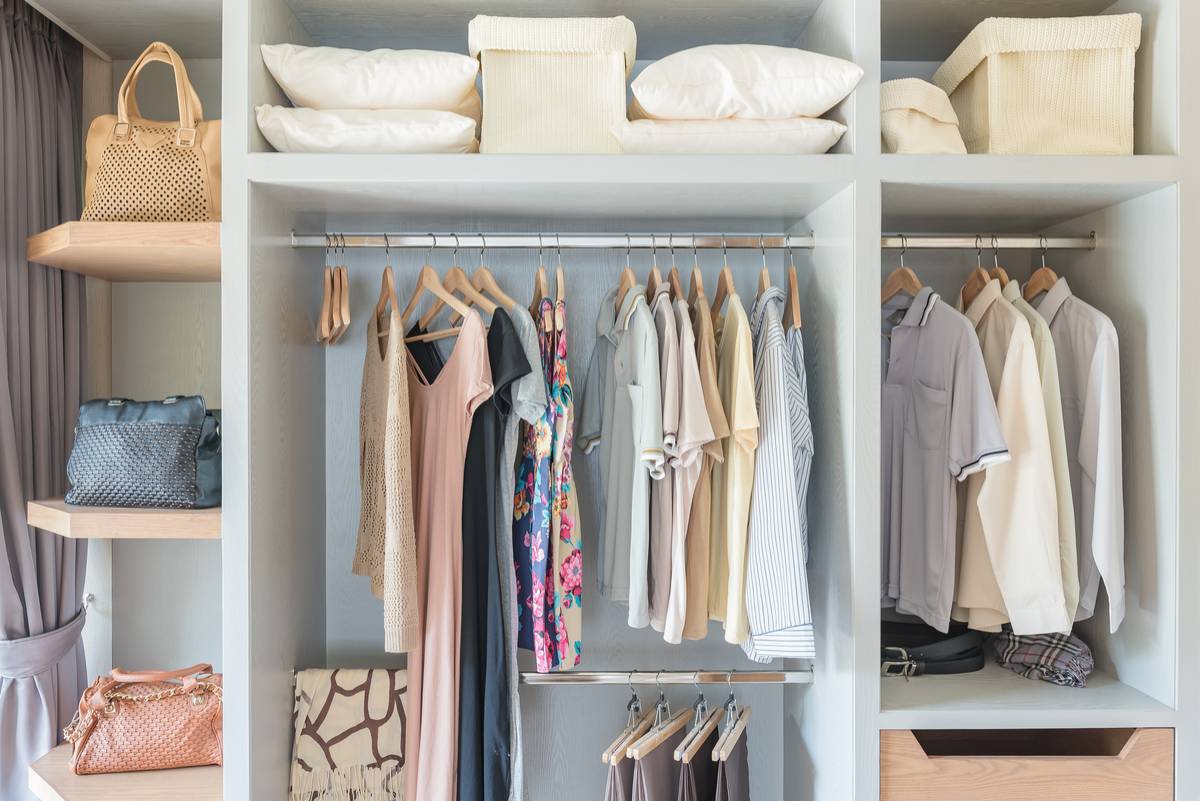 Simplify your closet with a capsule wardrobe.