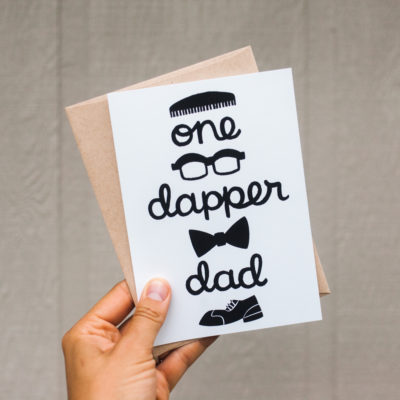 One Dapper Dad Fathers Day cards