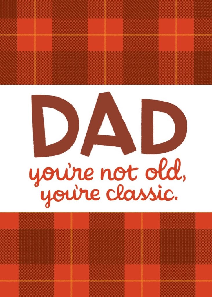 Classic Dad card by Joel Selby