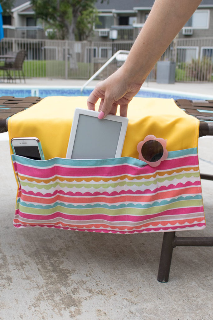 How to Sew a Pool Lounger Organizer this Summer