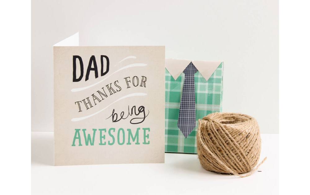 Thanks for Being Awesome Father's Day card