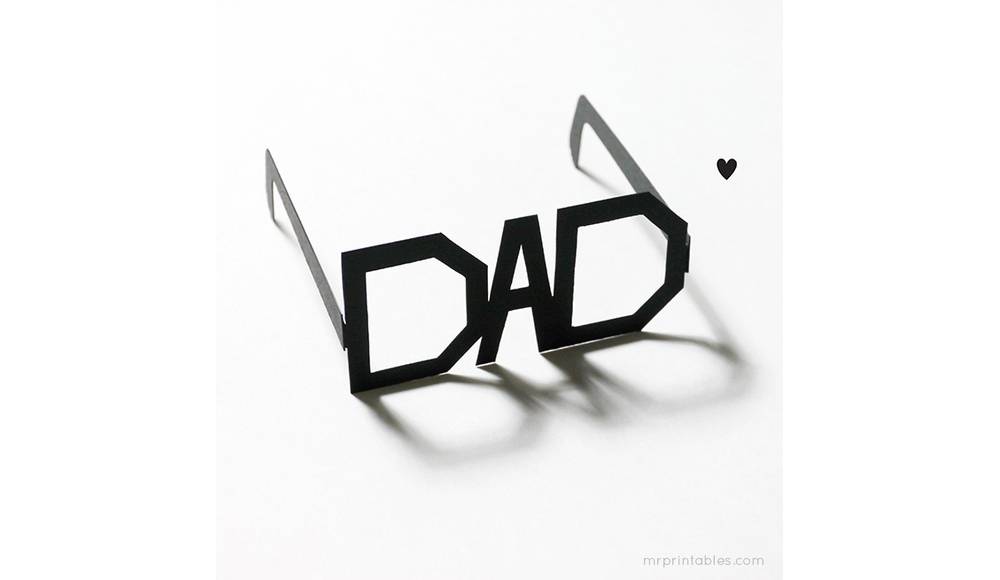 Dad Glasses Father's Day card