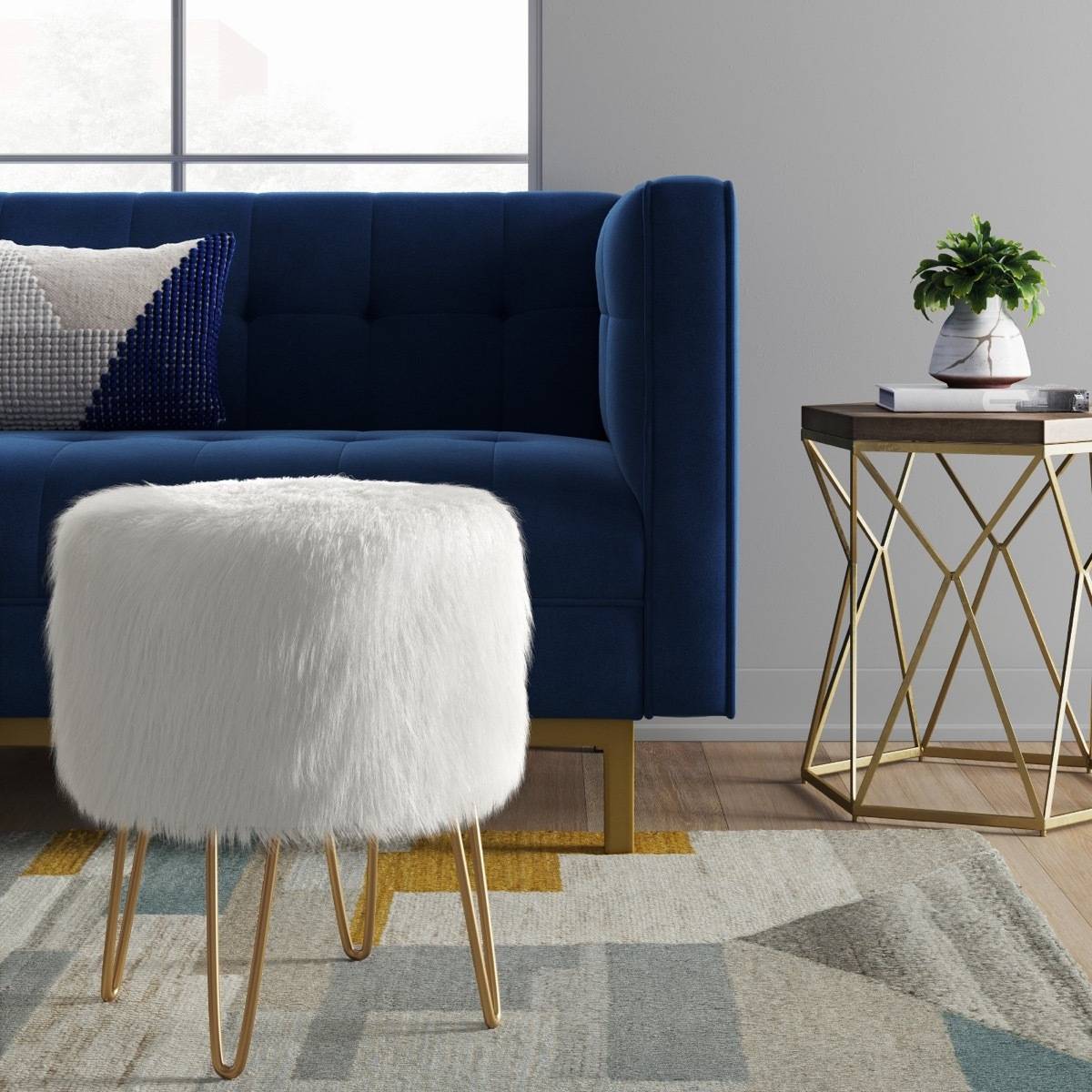 Radovre hairpin ottoman from Target