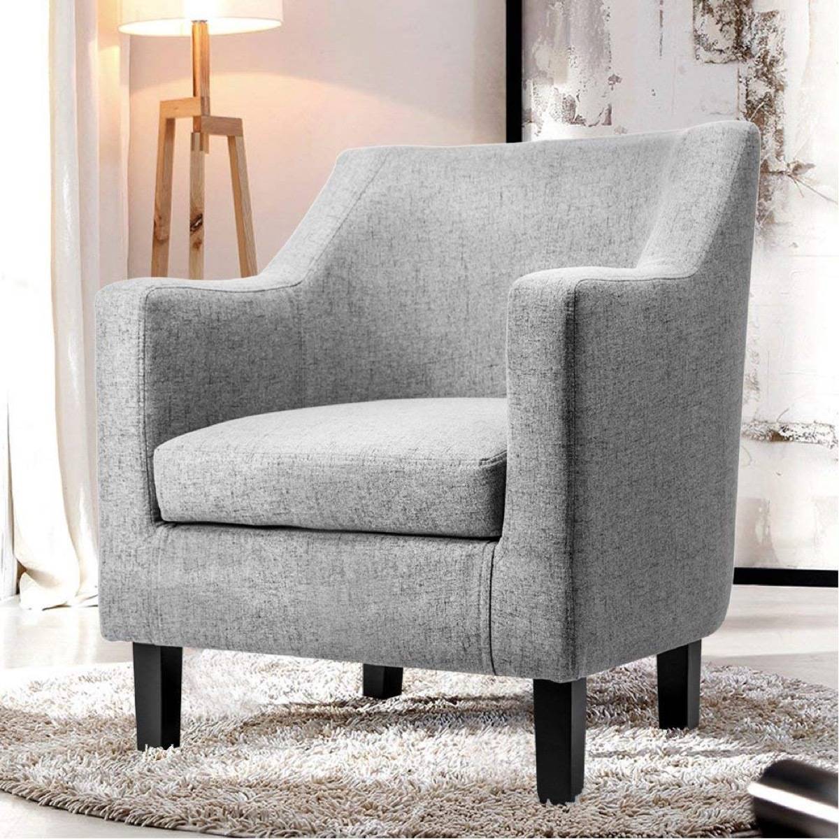 Fabric accent chair from Amazon