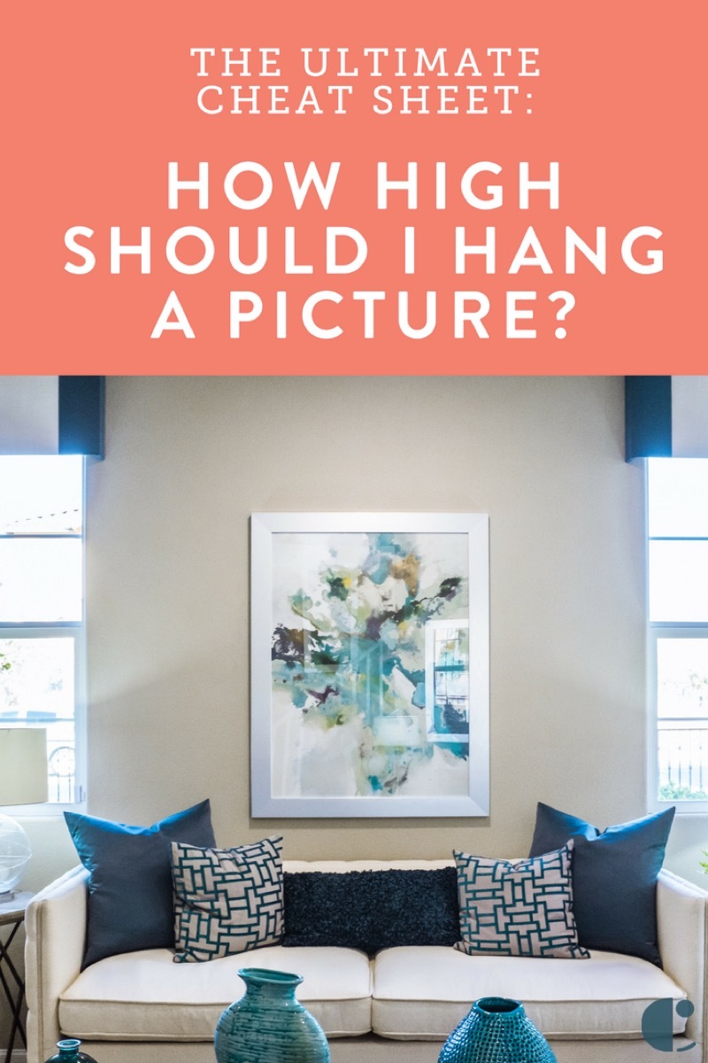 How high to hang pictures? Wall art placement tips