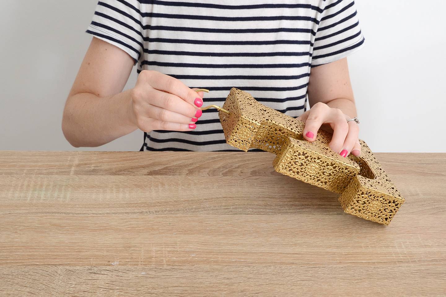 Easy DIY Monogram Letter Hooks