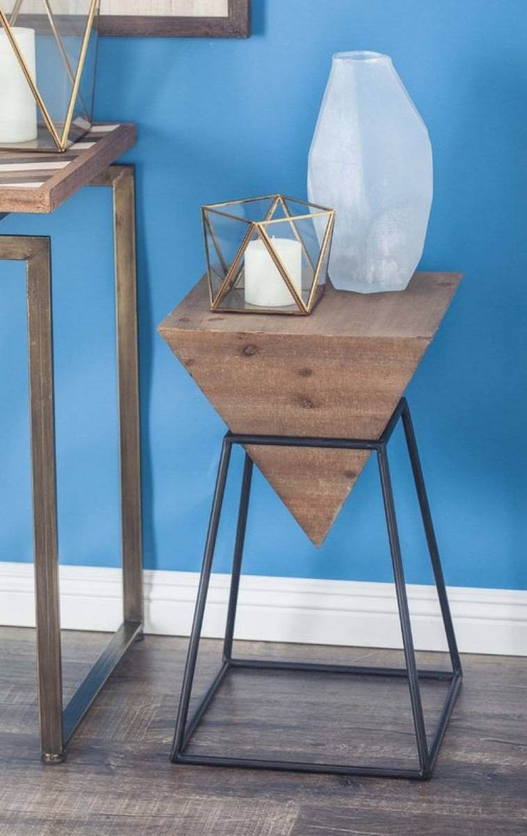 100 affordable furniture pieces and home decor items for under $100 - Pyramid end table from All Modern