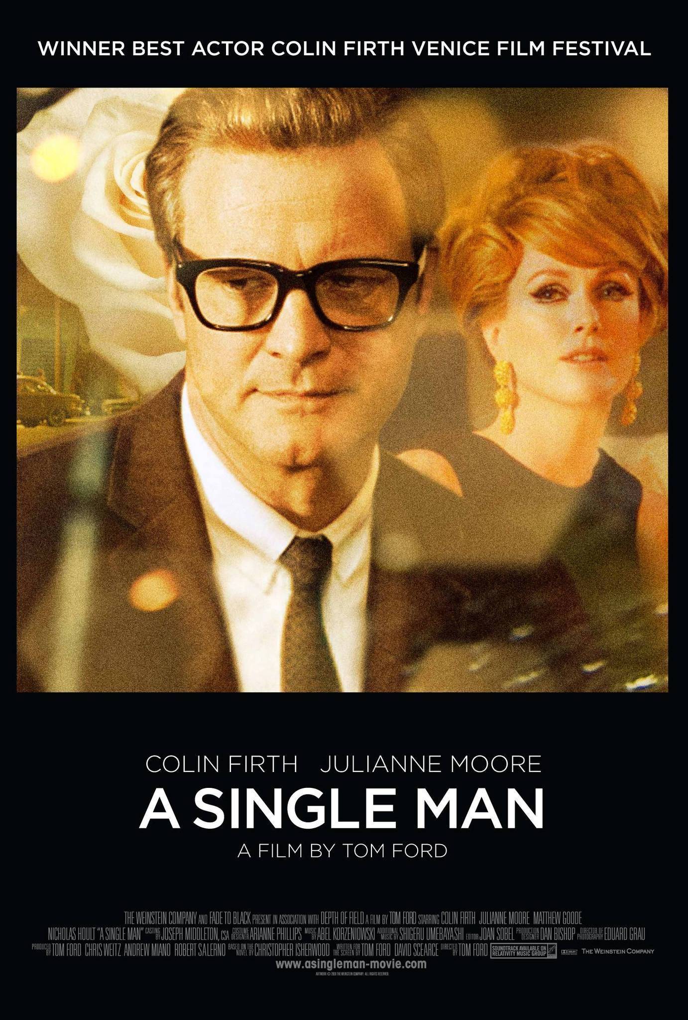 Movie post for "a single man".
