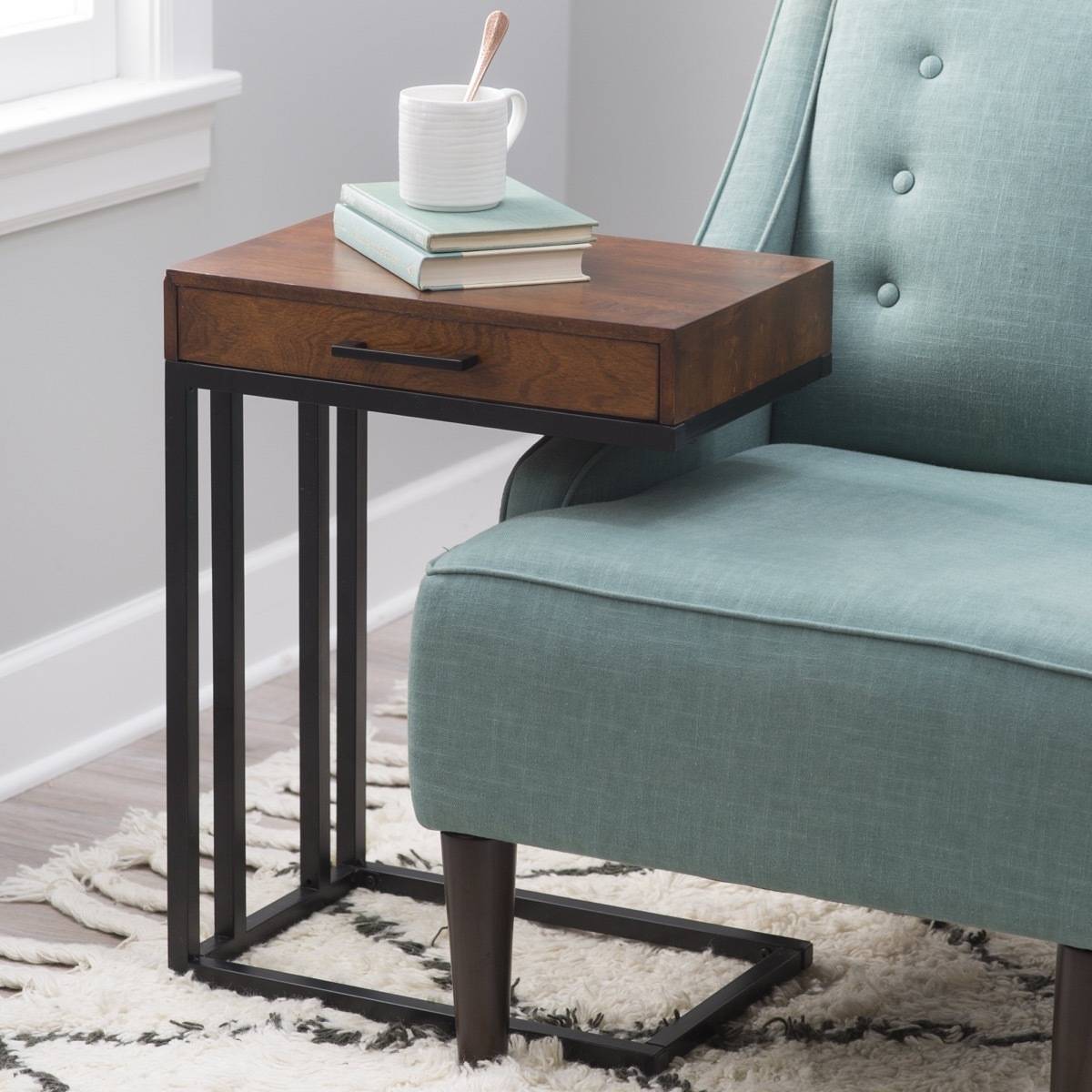 Drake c-table with drawer from Hayneedle