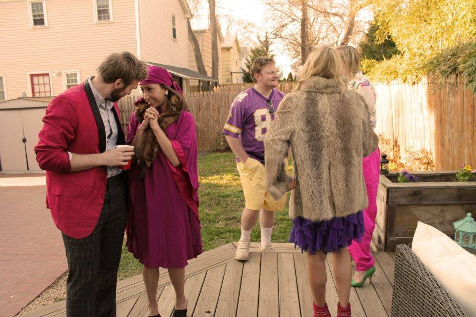 Thrift store dress up party