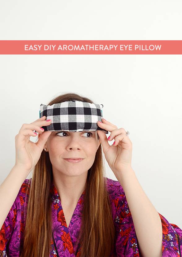 How to make a relaxing aromatherapy eye pillow