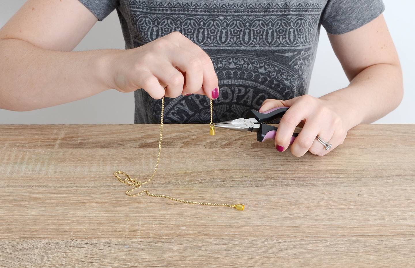 Step 7: pendant tassel necklace