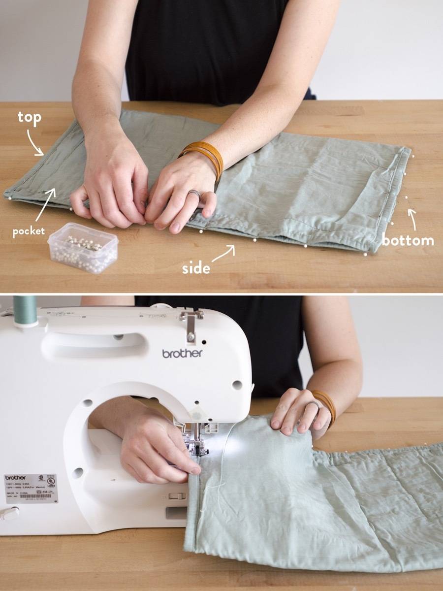 Step 3 | Pillowcase Drawstring Backpack