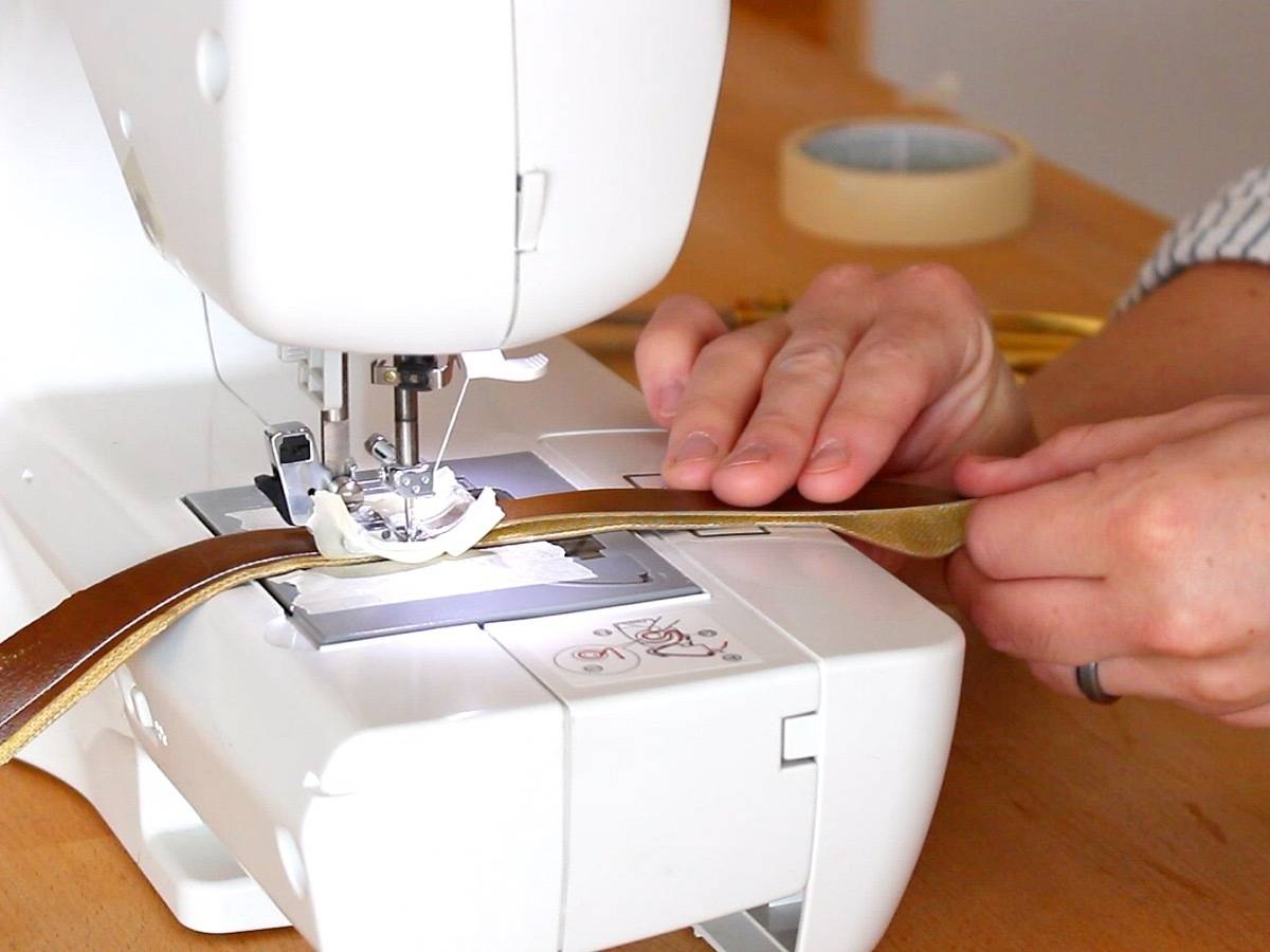 Leather and Fur Pillow | Step 3