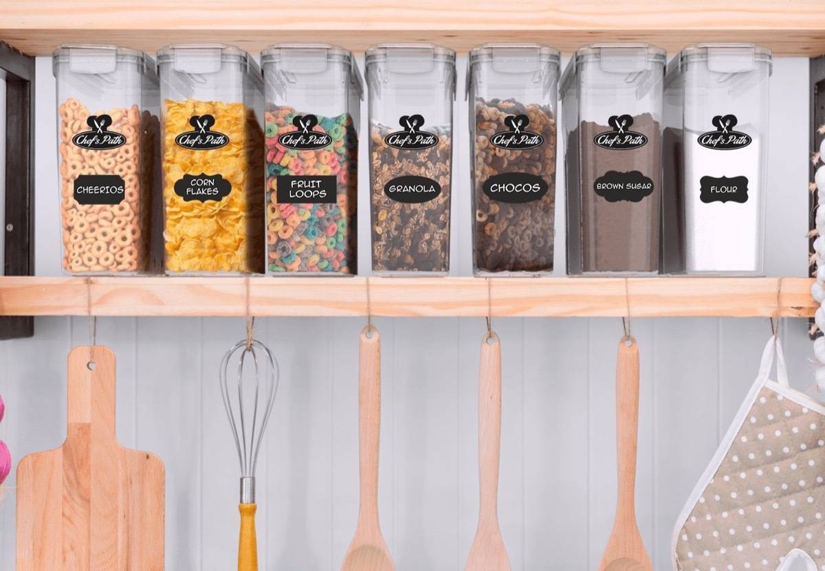 Clear cereal storage
