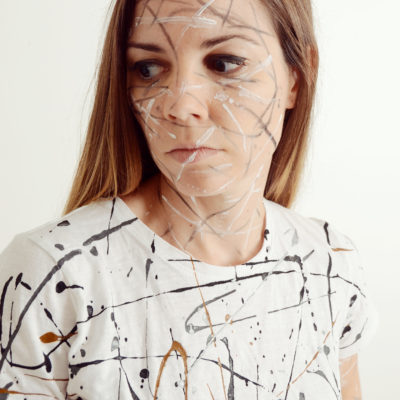 DIY Jackson Pollock Halloween Costume