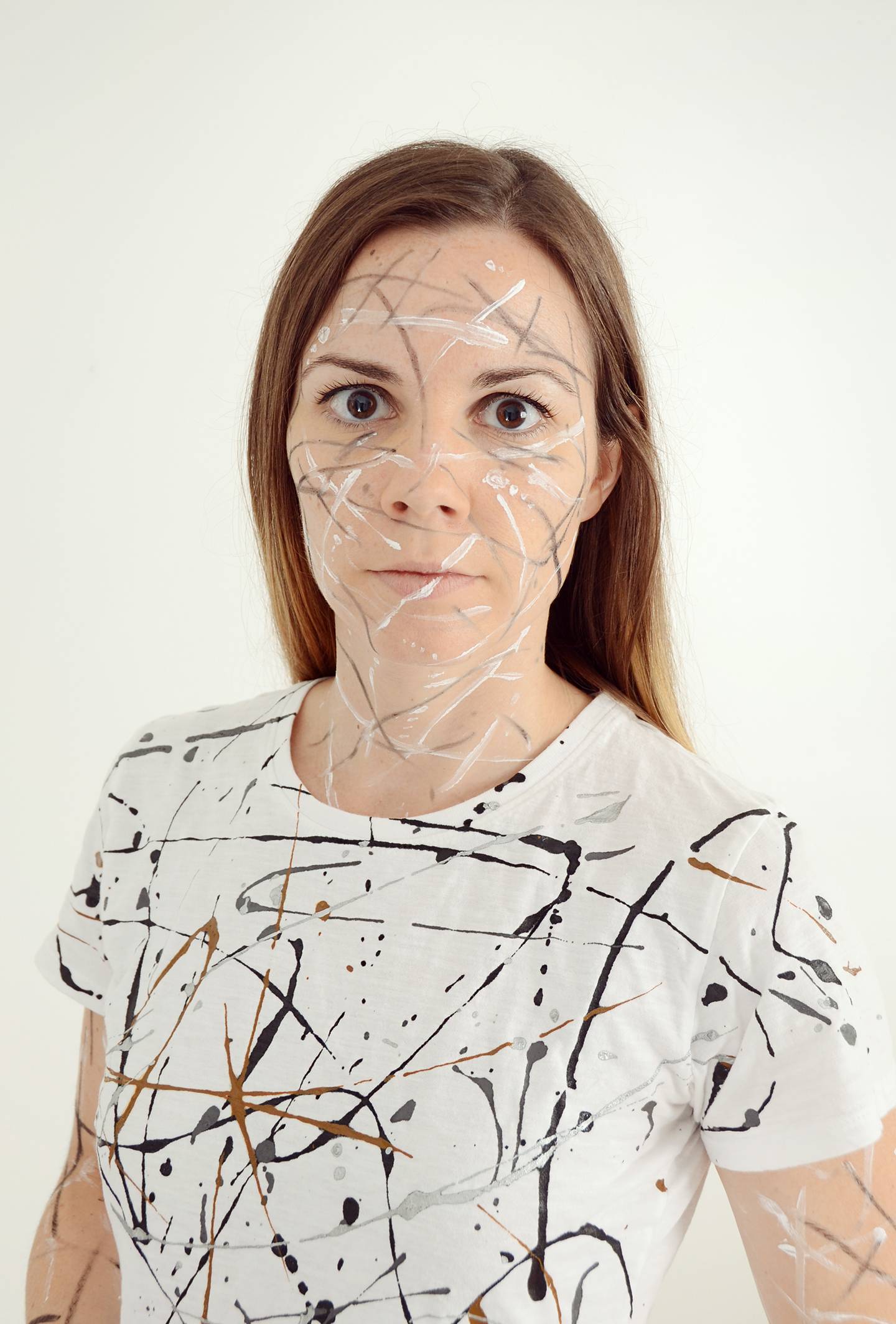 Get Messy: DIY Jackson Pollock Halloween Costume